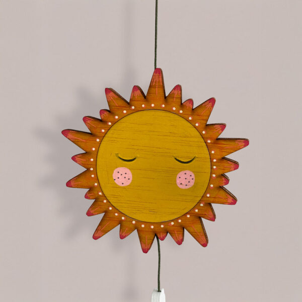 Móvil Infantil Artesanal – Sistema Solar y Estrellas - Imagen 4