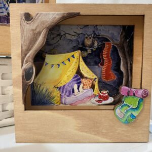Dormilona "Aventura Nocturna" – Diorama Iluminado Artesanal