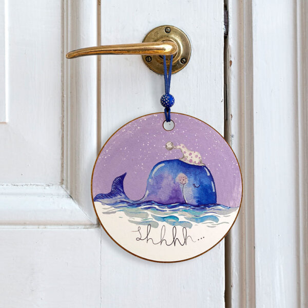 🐋 Colgador de puerta “Ballena Dulce” - Imagen 2